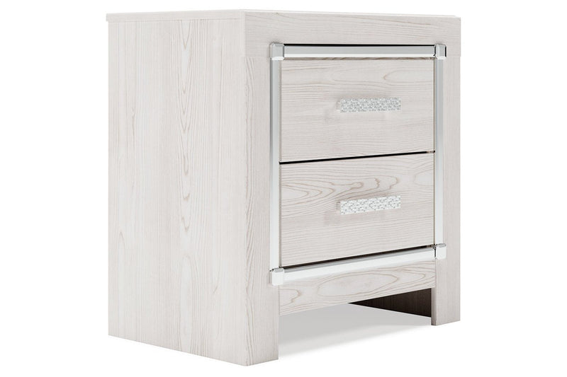 Altyra White Nightstand - Lara FurnitureNightstand