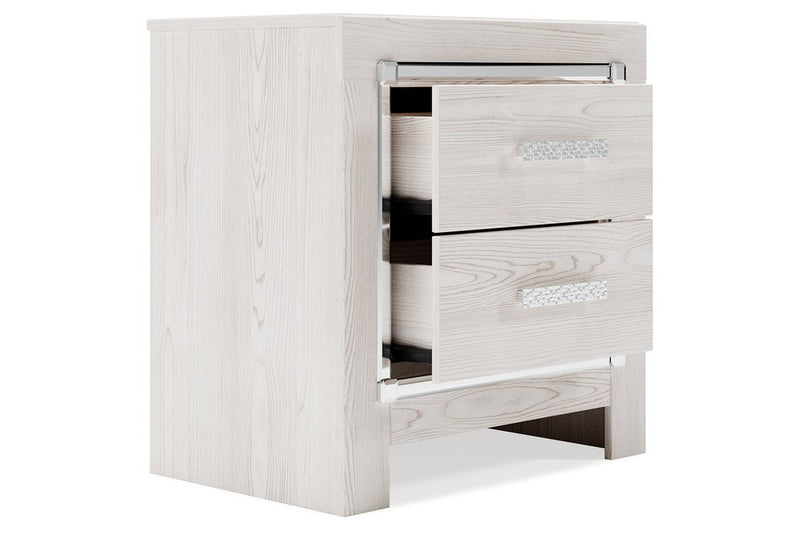 Altyra White Nightstand - Lara FurnitureNightstand