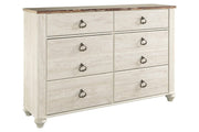Willowton Two - tone Dresser - Lara FurnitureDresser