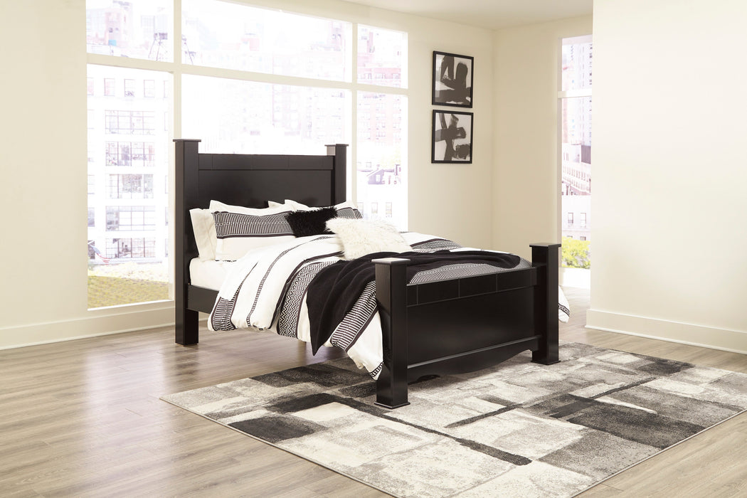 [SPECIAL] Mirlotown Black King Poster Bed