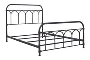 Nashburg Black Full Metal Bed - Lara FurnitureFull Bed