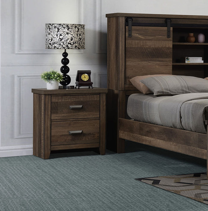 Calhoun Brown Bookcase Bedroom Set
