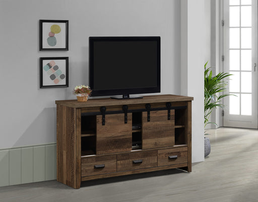 Calhoun Brown 60" TV Stand - Lara Furniture