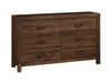 Belmont Brown Panel Bedroom Set - Lara Furniture
