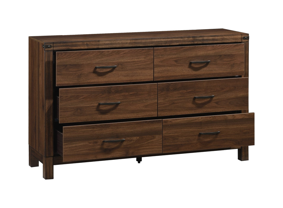 Belmont Brown Panel Bedroom Set - Lara Furniture