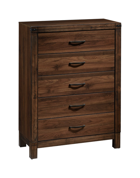 Belmont Brown Panel Bedroom Set - Lara Furniture