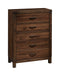 Belmont Brown Panel Bedroom Set - Lara Furniture