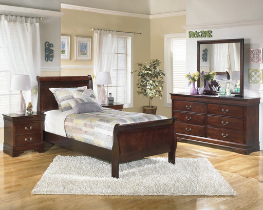 Alisdair Dark Brown Youth Sleigh Bedroom Set - Lara Furniture