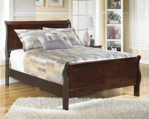 Alisdair Dark Brown Full Sleigh Bed - Lara Furniture