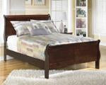 Alisdair Dark Brown Full Sleigh Headboard/Footboard - B376-55 - Lara Furniture