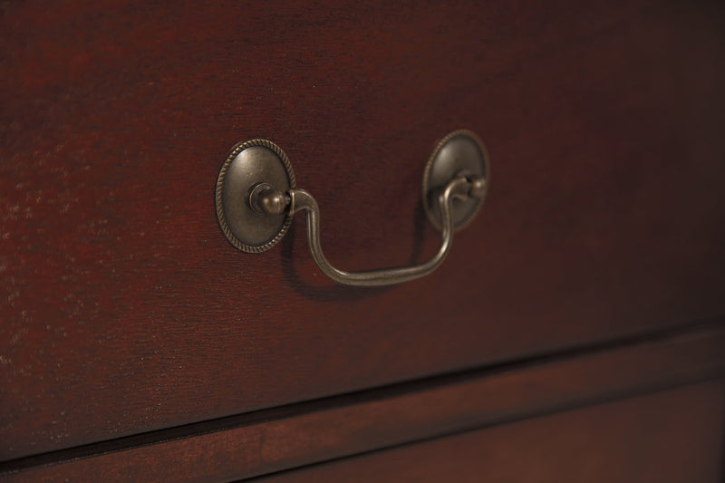 Alisdair Dark Brown Nightstand - Lara FurnitureNightstand
