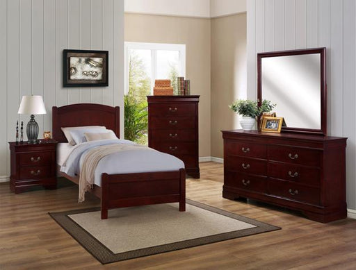 Helene Cherry Youth Bedroom Set - Lara Furniture