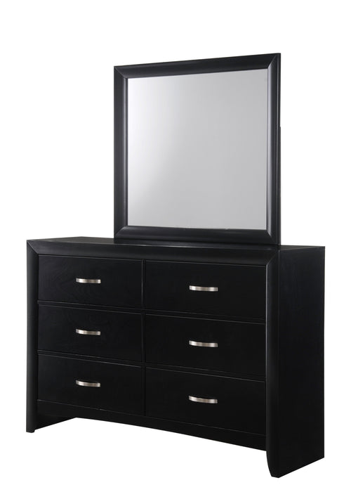 Galinda Black Arch Platform Bedroom Set - Lara Furniture