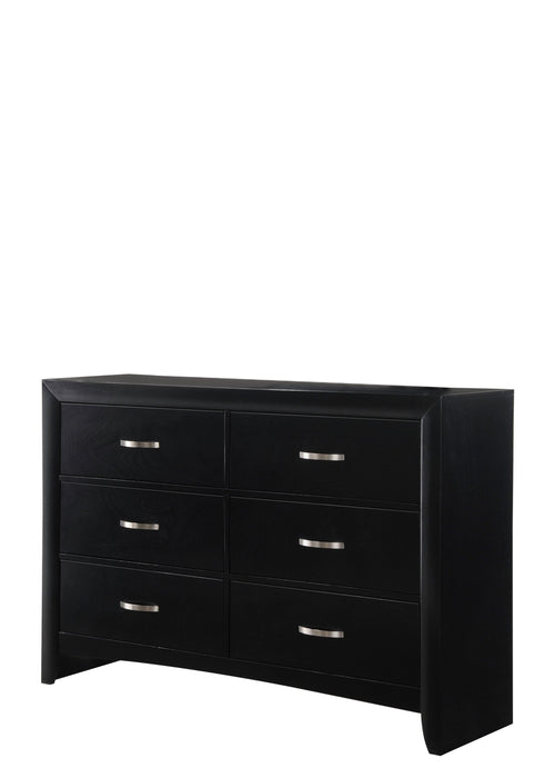 Galinda Black Arch Platform Bedroom Set - Lara Furniture