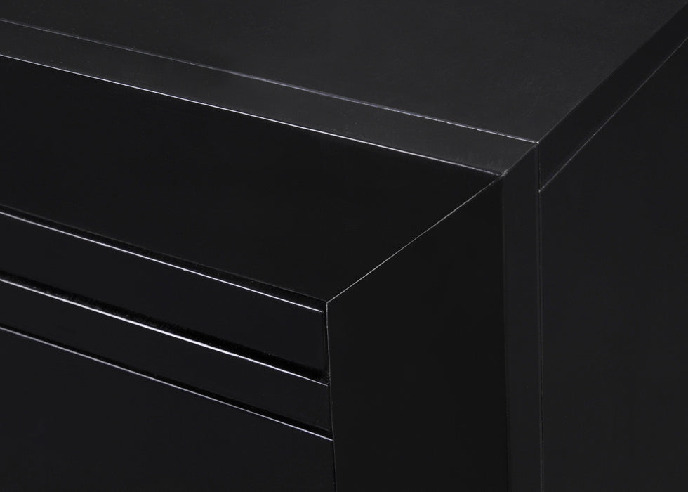 Galinda Black Arch Platform Bedroom Set - Lara Furniture