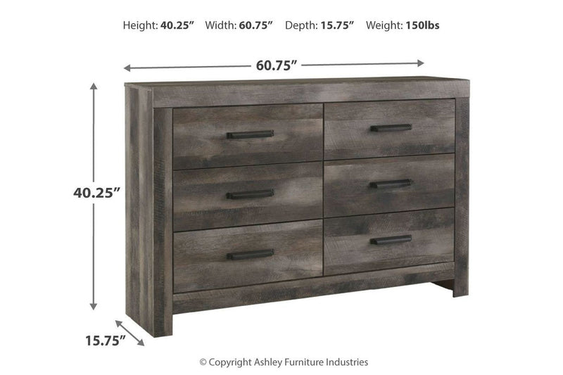 Wynnlow Gray Dresser - Lara FurnitureDresser