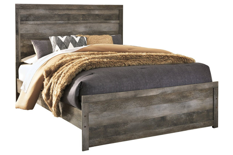 Wynnlow Gray Queen Panel Headboard/Footboard - B440-71 - Lara Furniture