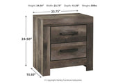 Wynnlow Gray Nightstand - Lara FurnitureNightstand