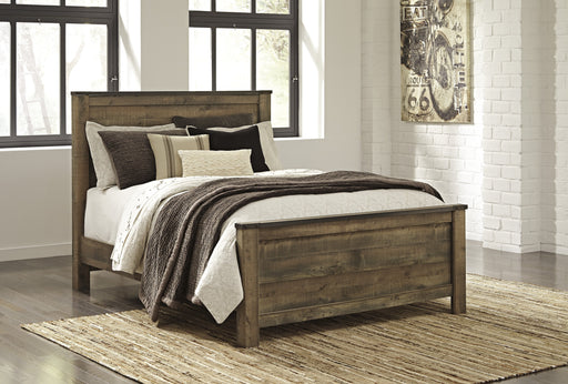 Trinell Brown Queen Panel Bed - Lara Furniture