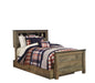 Trinell Brown Twin Panel Bookcase Bed - Lara Furniture