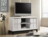 Akerson Chalk White 55" TV Stand - Lara Furniture