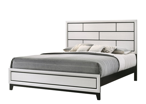 Akerson Chalk White Panel Bedroom Set - Lara Furniture