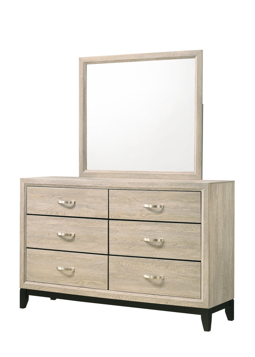 Akerson Driftwood Panel  Bedroom Set - Lara Furniture