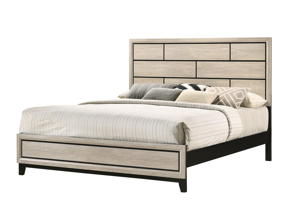 Akerson Driftwood Panel  Bedroom Set - Lara Furniture