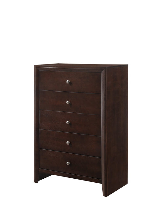 Evan Cherry Panel Bedroom Set - Lara Furniture