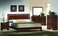 Evan Cherry Panel Bedroom Set - Lara Furniture