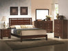 Evan Cherry Twin Panel Bed - Lara Furniture