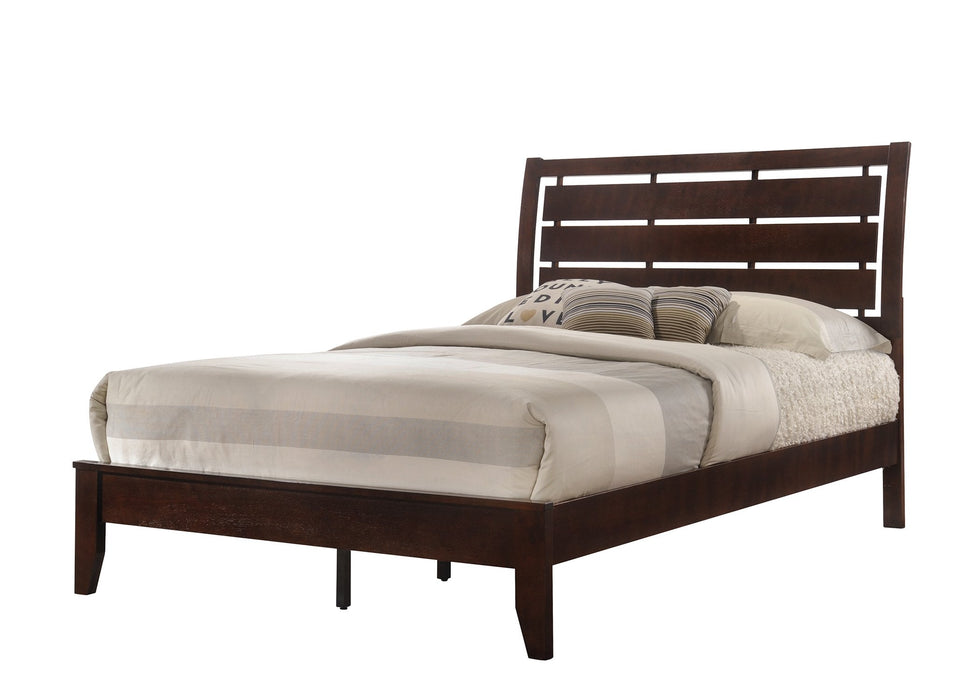 Evan Cherry Panel Bedroom Set - Lara Furniture