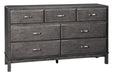 Caitbrook Gray Dresser - Lara Furniture