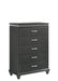 Frampton Gray LED Platform Bedroom Set - Lara Furniture