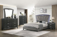 Frampton Gray LED Platform Bedroom Set - Lara Furniture