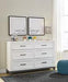 Brynburg White Dresser - Lara Furniture