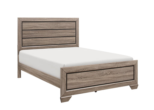 Farrow Grayish Brown Panel Bedroom Set - Lara Furniture