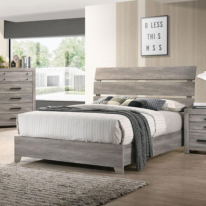 Tundra Gray Panel Bedroom Set - Lara Furniture