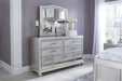 Coralayne Gray Upholstered Panel Bedroom Set - Lara Furniture