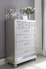 Coralayne Silver Chest of Drawers - Lara Furniture