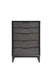 Florian Gray Panel Upholstered Bedroom Set - Lara Furniture