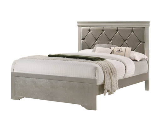 Amalia Gold Panel Bedroom Set - Lara Furniture