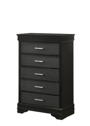 Amalia Black Chest - Lara FurnitureChest