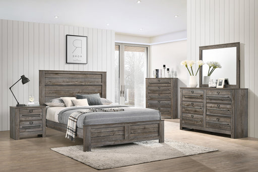 Bateson Brown Panel Bedroom Set - Lara Furniture
