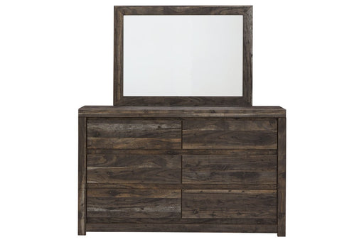 Vay Bay Charcoal Bedroom Mirror - Lara Furniture