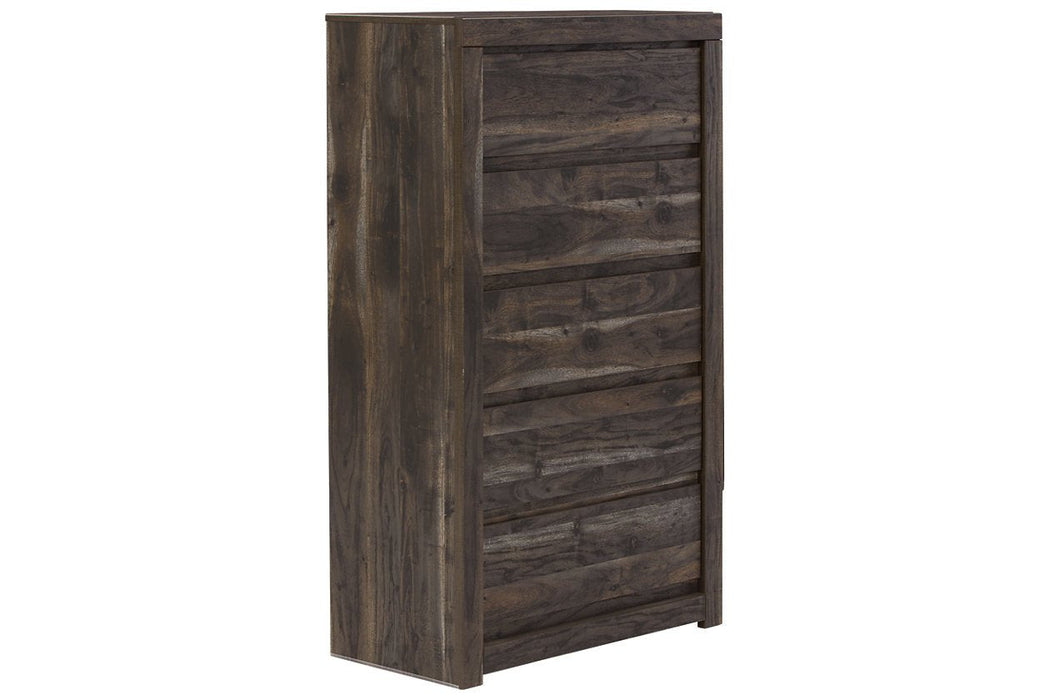 Vay Bay Charcoal Chest of Drawers - Lara Furniture