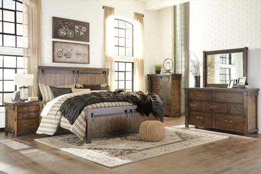 Lakeleigh Brown Panel Bedroom Set - Lara Furniture