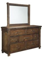 Lakeleigh Brown Bedroom Mirror - Lara Furniture