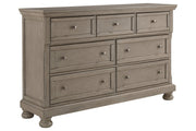 Lettner Light Gray Dresser - Lara FurnitureDresser
