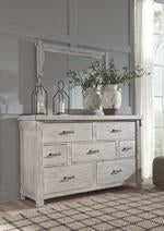 Brashland White Bedroom Mirror - Lara Furniture